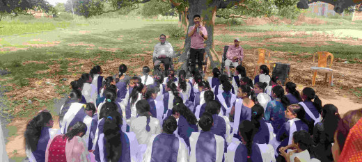 कस्तूरबा गांधी बालिका विद्यालय में बाल विवाह रोकथाम को लेकर जागरूकता कार्यक्रम